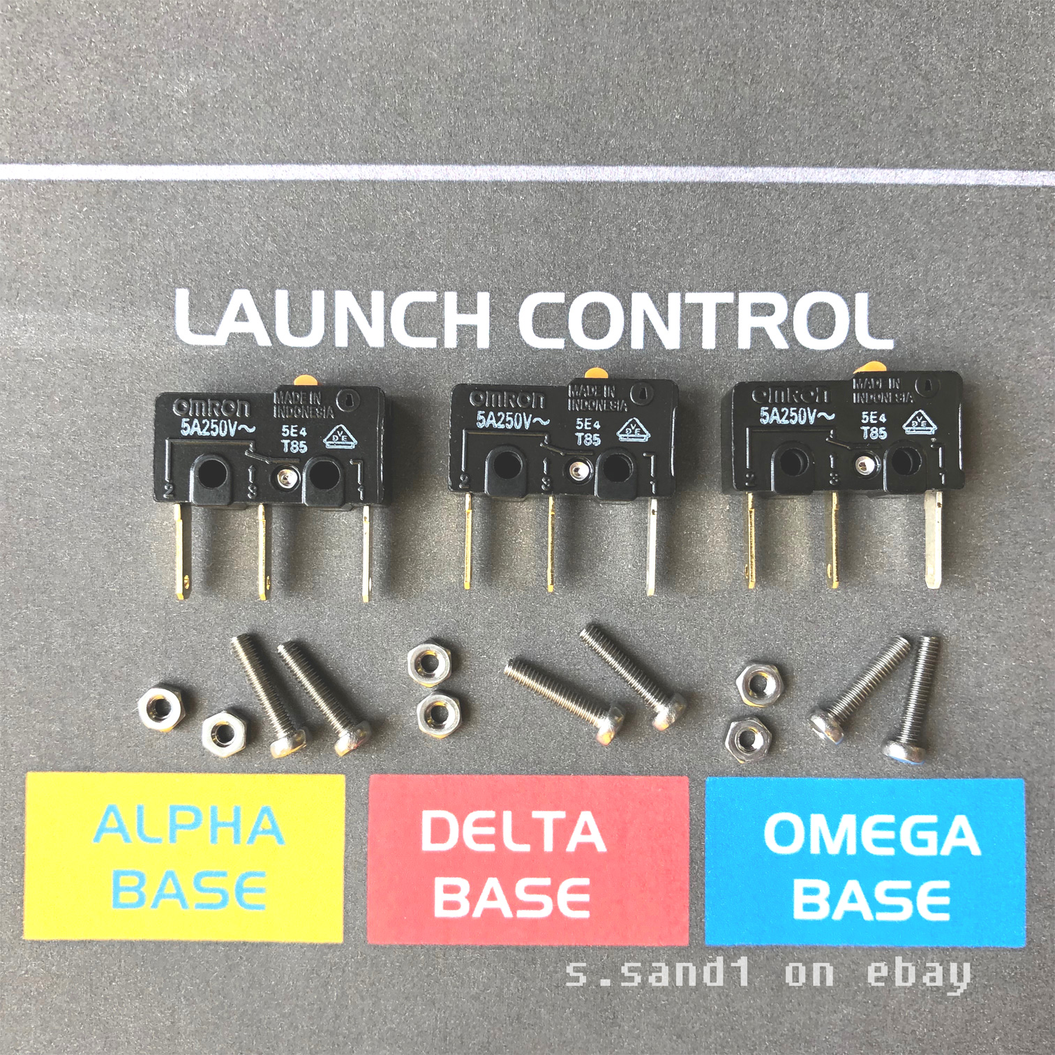 Atari Missile Command Arcade Fire Button Rebuild / Microswitch Kit